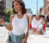Rivana™ | Ribbed Freedom Top with Built-In Support