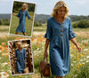 Denara™ | Utility Denim Work Dress